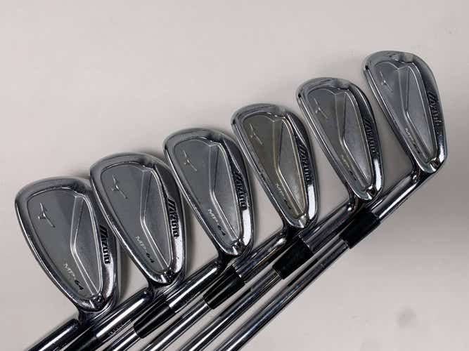 Mizuno MP 64 Iron Set 5-PW KBS Tour Stiff Steel Mens RH Midsize Grips
