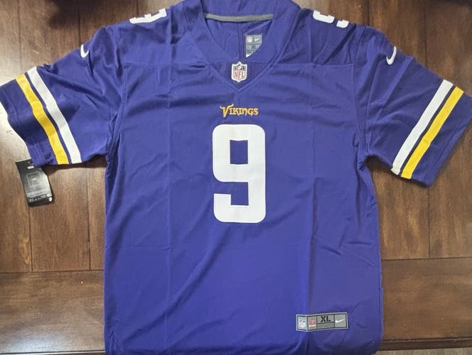 Minnesota Vikings JJ McCarthy Stitched Jersey Adult XL NWT