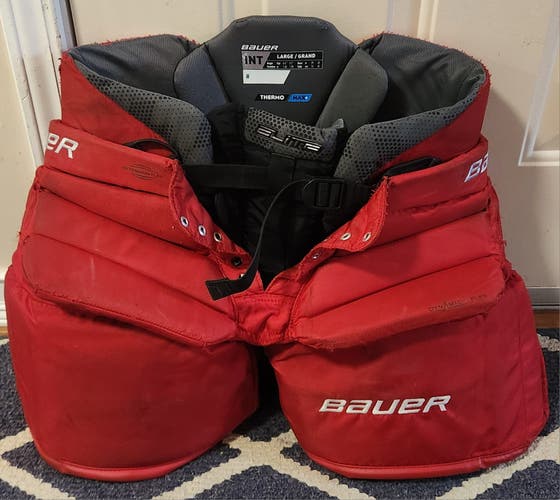 Intermediate Large Bauer Elite Hockey Goalie Pants (Used)
