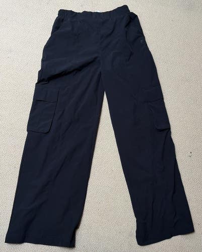 Fabletics Downtown Wide leg Cargo Pants, Black, Medium Tall