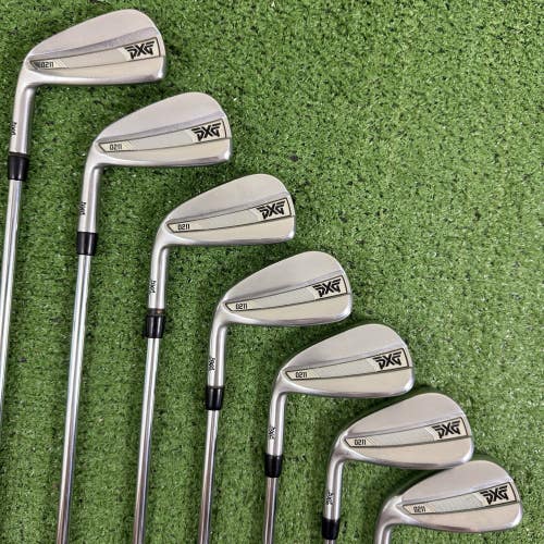 PXG 0211 Cor2 Iron Set 5-PW GW Elevate Tour Stiff Flex Left Handed -1/2 Short