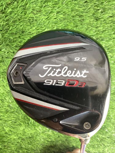 Titleist 913 D3 Driver 9.5* With Graphite Design YS-6+ Extra Stiff Graphite Shaf
