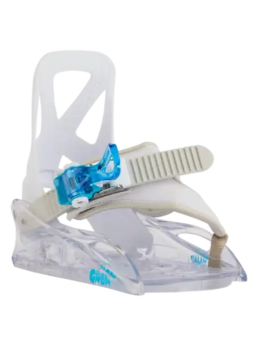 NEW 2024 Burton Grom Snowboard Bindings - Size Medium - White