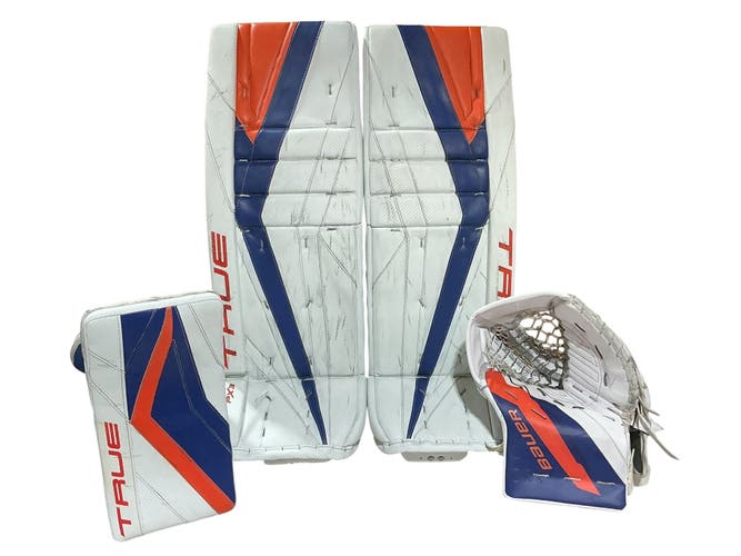 Olivier Rodrigue True Catalyst PX3 Goalie Full Set Oilers Pro Stock 34” (Used) 3935
