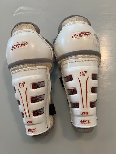 Youth CCM U+ Crazy Light 8" Shin Pads (Used)