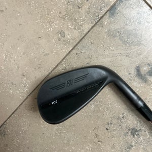 Men's Titleist Vokey SM10 Jet Black Right Handed Wedge Stiff Flex 46 Degree Steel Shaft (New)