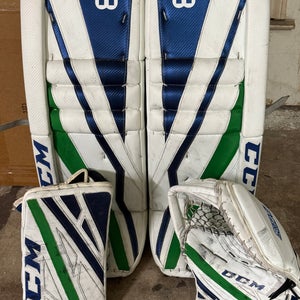 USED 33+3 CCM Extreme Flex 4 Regular Goalie Full Set Pro Stock - Mcelhinney