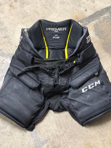 USED Small Senior CCM Premier Pro Hockey Goalie Pants