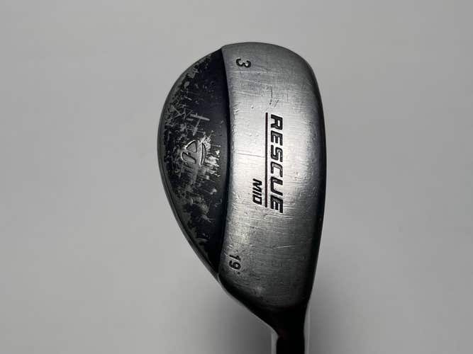 TaylorMade Rescue Mid 3 Hybrid 19* Light Metal Regular Steel Mens RH