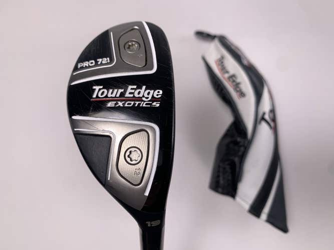 Tour Edge Exotics Pro 721 Hybrid 19* Accra TZ Five M5 95g Stiff Graphite Mens RH
