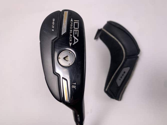 Adams Idea Pro Black Super 2 Hybrid 18* Aldila Voodoo SNV8 Stiff RH HC