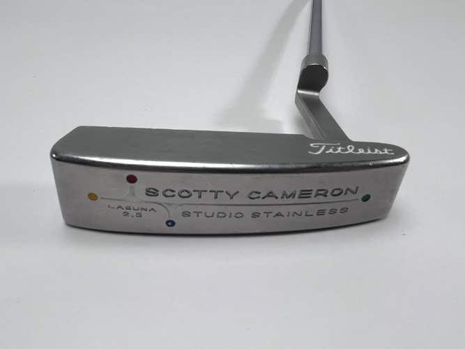 Scotty Cameron Studio Stainless Laguna 2.5 Putter 35" Mens RH