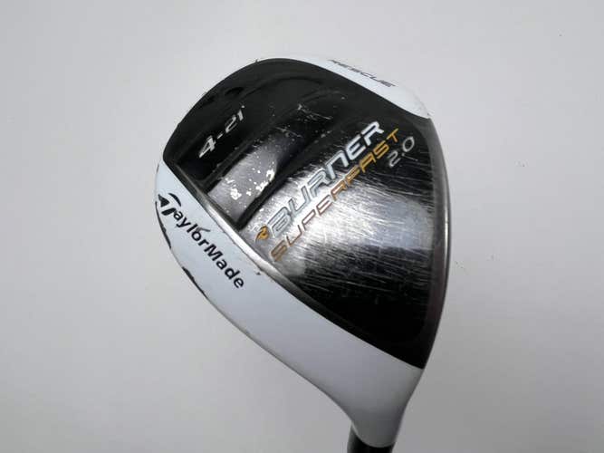 TaylorMade Burner Superfast 2.0 4 Hybrid 21* REAX 60g Senior Graphite Mens RH