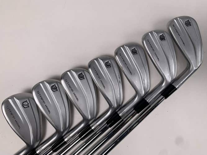 Wilson Staff Model Blade 2026 Iron Set 4-PW KBS Tour 120g Stiff Steel Mens RH