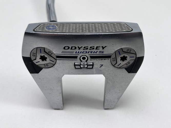 LEFTY Odyssey O-Works 7 Putter 35.5" SuperStroke Pistol 2.0 Mens LH +1/2"