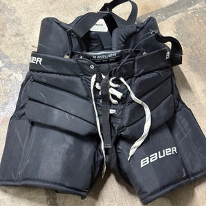 USED Large Senior Bauer Pro Hockey Goalie Pants