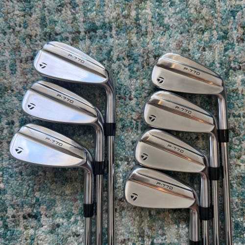 2024 TaylorMade P770 Iron Set 4-PW Modus3 Tour 105 Stiff Flex w/ Original Box