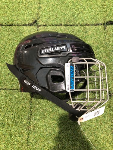Black Medium Bauer IMS 5.0 Helmet (Used)