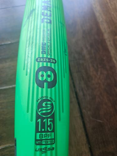 2026 DeMarini Zen Composite USSSA Certified Bat (-8) 23 oz 30" (Used)