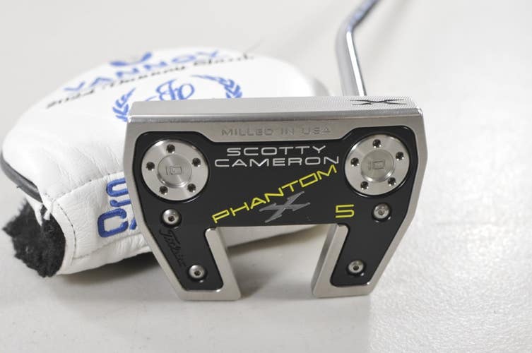 Titleist 2022 Scotty Cameron Phantom X 5 35" Putter RH Steel with Cover #225562
