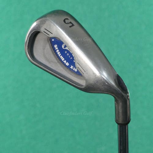 Callaway Steelhead X-16 Single 5 Iron True Temper Stepped Steel Stiff