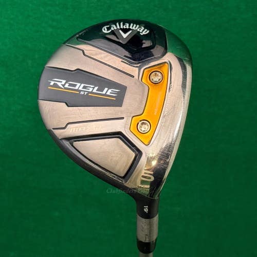 Callaway Rogue ST MAX D 19 Fairway Wood 5 Fujikura Air Speeder 50-A Seniors