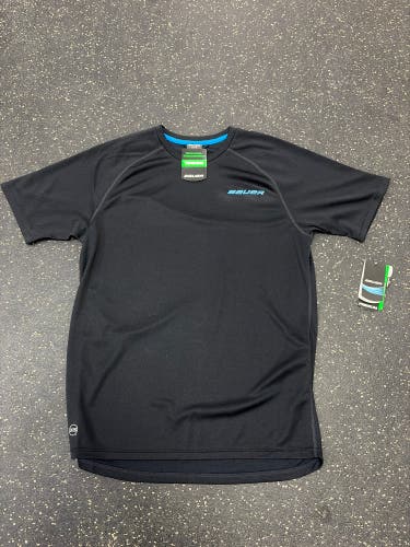 Black Bauer Mens Small (New) Training Shirt Item#CCT