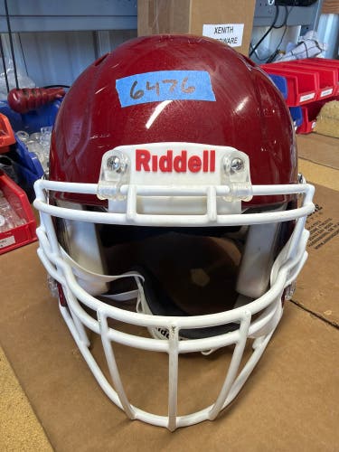 USED RIDDELL SPEED ICON ADULT HELMET - SMALL - PEARL CARDINAL