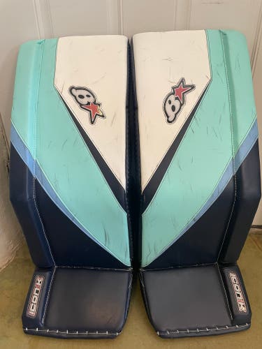 Custom Brian's Iconik Goalie Leg Pads