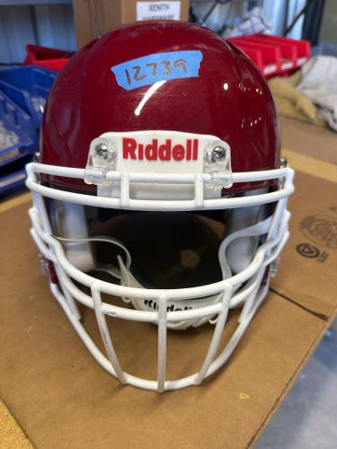 USED RIDDELL SPEED ICON ADULT HELMET - MEDIUM - PEARL CARDINAL