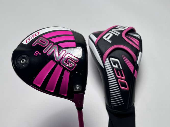 Ping G30 Limited Edition Bubba Pink Driver 9* Limited Edition Stiff Mens RH HC
