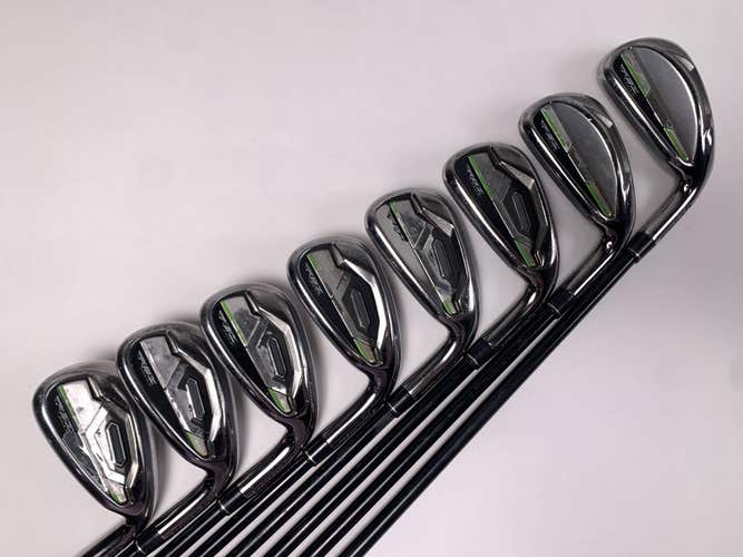 TaylorMade RocketBallz Max Iron Set 4-PW+AW Matrix Ozik 55g Regular Graphite RH
