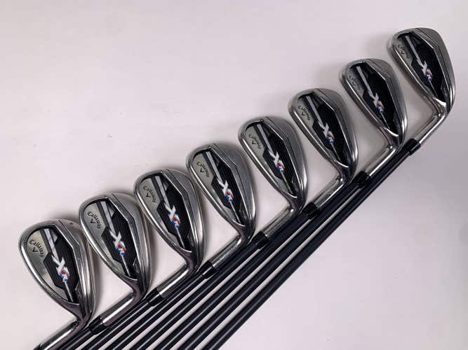 Callaway XR Iron Set 3-PW Project X San Diego 6.0 58g Stiff Graphite Mens RH