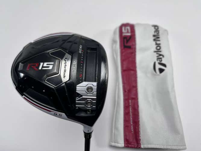 TaylorMade R15 Driver 9.5* Project X HZRDUS 6.5 Black 62g Extra Stiff RH HC