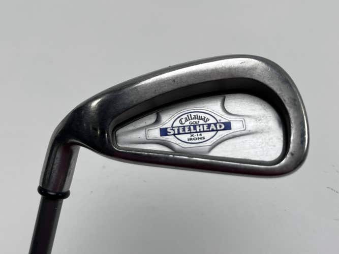 Callaway X-14 Single 5 Iron Steelhead X-14 Regular Graphite Mens LH