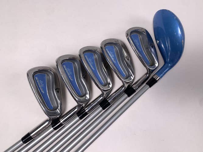 Dunlop Lady Hybrid Iron Set 4H 7-PW+SW Ladies Graphite Womens RH