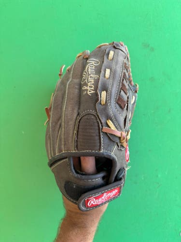 Brown Rawlings FP120 RH Softball Glove 12"