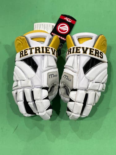 Large Maverik Max Lacrosse Gloves (New) UMBC Player Issued