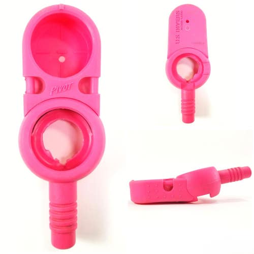 PINK US Divers Pivot Swivel 3 Gauge Console Boot Scuba SPG Depth Compass