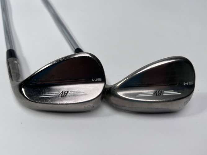 Titleist Vokey SM9 Brushed Steel Wedge Set 56* 14 | 60* 8 Vokey SM9 Wedge RH