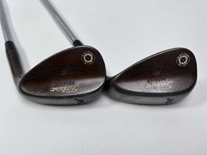 Titleist Vokey Spin Milled Raw Set 54* 10 | 58* 8 True Temper DG RH