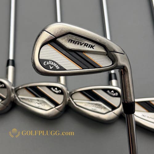 Callaway Mavrik Iron Set 5-AW / Elevate Steel, Regular (92)