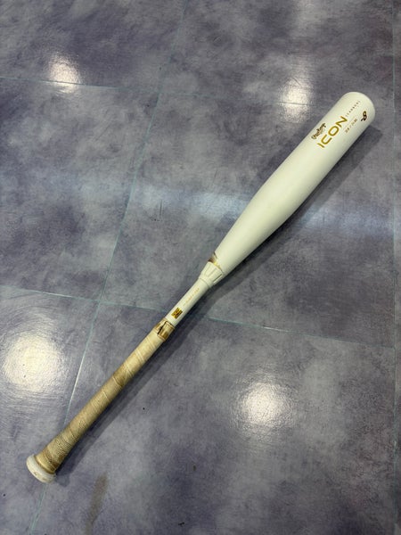 2024 Rawlings Icon Composite Bat USSSA Certified (-8) Composite 22 oz 30" (Used)