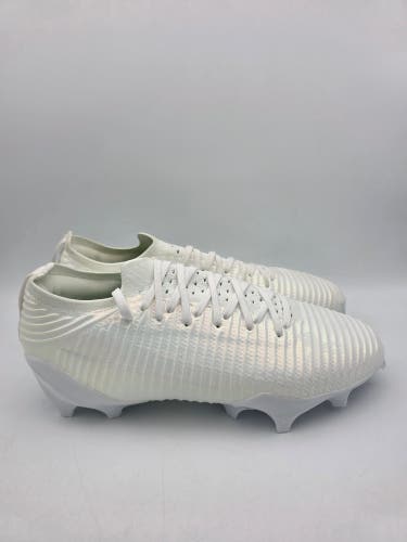 Under Armour Blur Pro Football Cleats Mens Size 8.5 White Iridescent 3028220-100