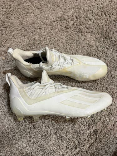 White Adidas Adizero Cleats Men's Size M 15.0 (W.16.0) Adidas (New)
