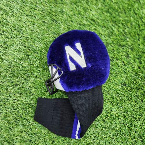 NORTHWESTERN FOOTBALL HELMET HEADCOVER VERYGOOD
