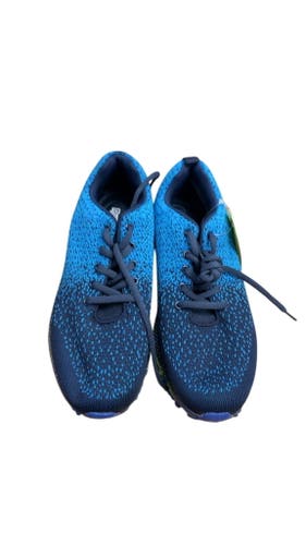 Blue Knit Running Shoes