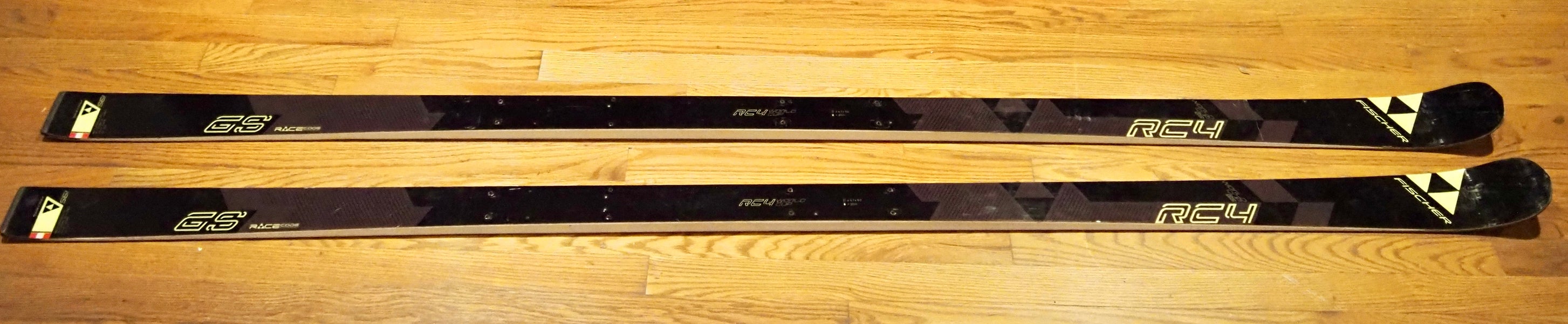 Unisex Racing 195 cm Fischer RC4 WC GS Skis Without Bindings (Used)