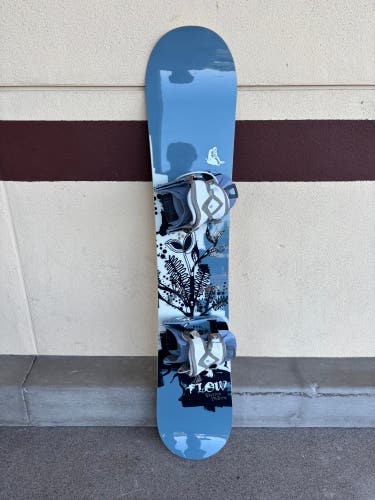 Women's Flow Elation 143 cm Snowboard | Flow Flite Bindings