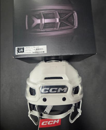 Senior Large CCM Tacks X Pro Helmet Only brand New white
